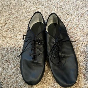 Capezio black jazz shoes